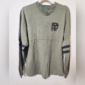 Walt Disney World Magic Kingdom Spirit Jersey Mickey Mouse Unisex Army Green Med